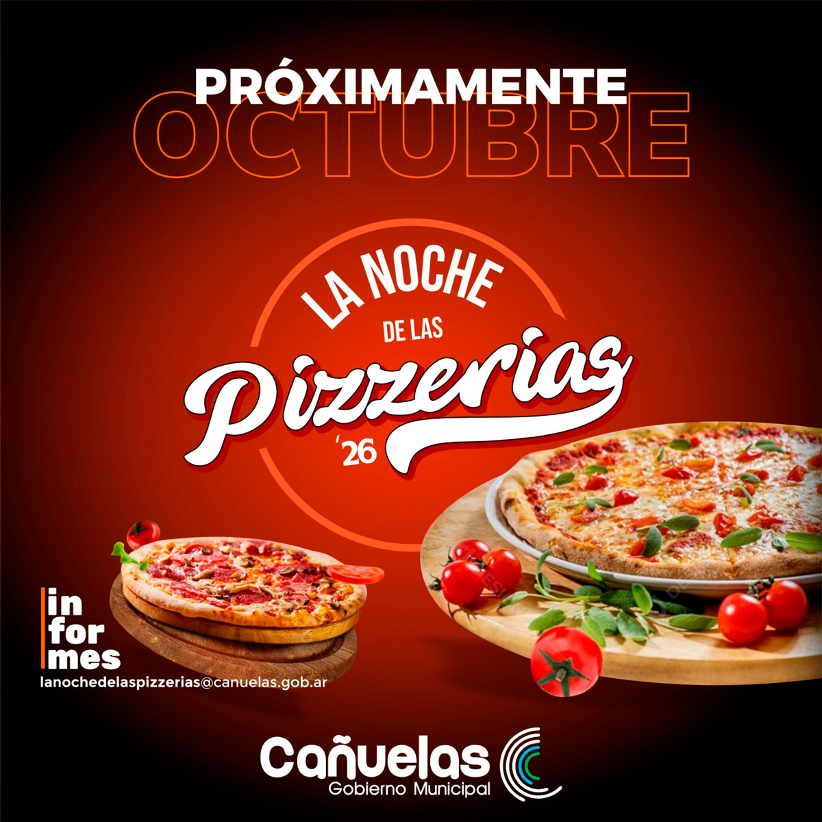 Próximamente: “La noche de las Pizzerías” 2026